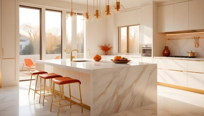 interior modern design room 3d