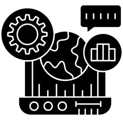 Segmentation Icon Vector Element