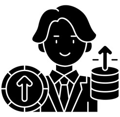 Equity Icon Vector Element