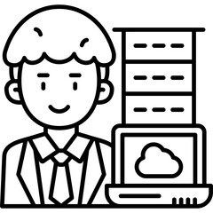 Server Icon Vector Element