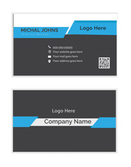 creative modern Business card design template, Luxury business card, visiting card, double sided business card design eye-catching, interesting, and reflective of a contemporary aesthetic.
