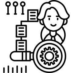 Job Description Icon Vector Element