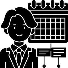 Planner Icon Vector Element