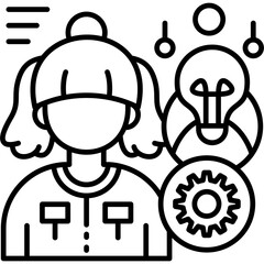 Thinking Icon Vector Element