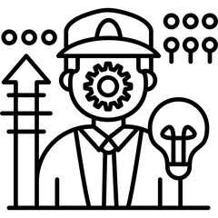 Business Idea Icon Vector Element