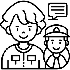 Consultation Icon Vector Element