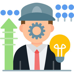 Business Idea Icon Vector Element