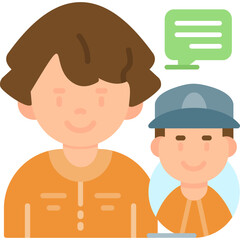 Naklejka premium Consultation Icon Vector Element