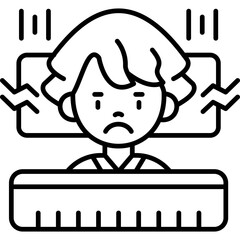 Insomnia Icon Vector Element