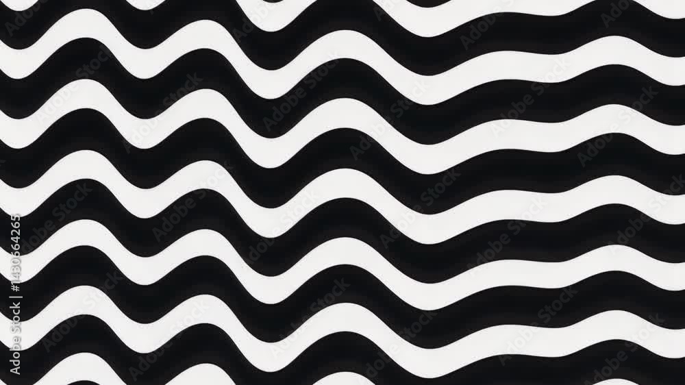 Poster a captivating display of undulating black and white waves creates a rhythmic visual effect that draw