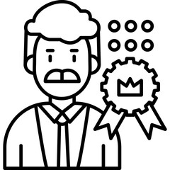 Outstanding Icon Vector Element