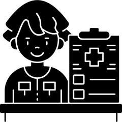 Health Report Icon Vector Element