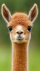 Obraz premium Llama Wild Animal Portrait In A Natural Environment