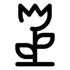 agriculture dashed line icon