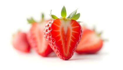 Strawberry isolated on a white background