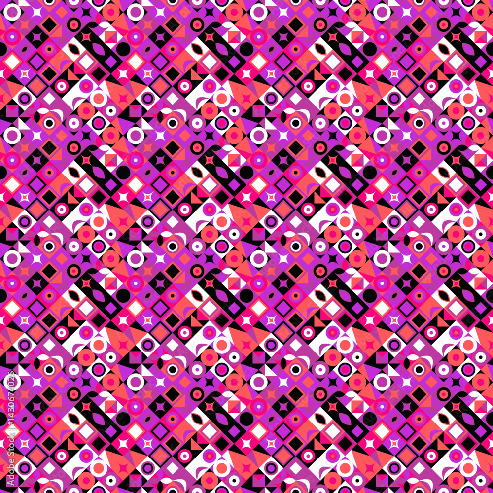 Poster abstract colorful diagonal geometrical pattern background design