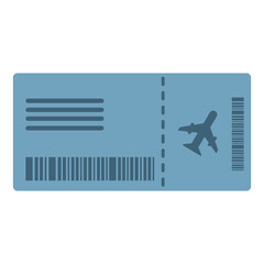 Airplane ticket icon