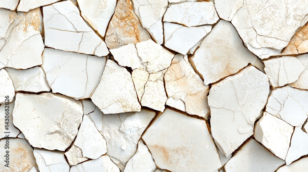 Aufkleber weathered cracked wall displaying character and texture in a rustic and aged interior setting