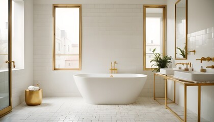 interior modern design room 3d