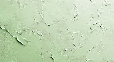 Textured light sage green stucco wall background