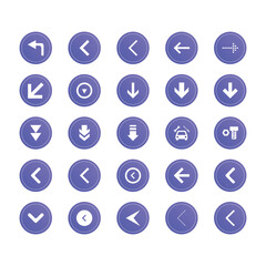 Web, mobile icons pack. Vector icon illustration