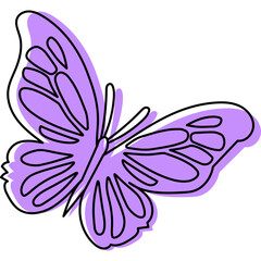 Handrawn Butterfly Icon