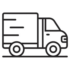 vector truck icon
