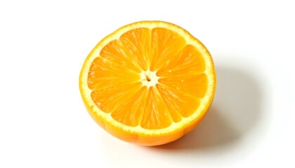 Orange fruit isolated on white background