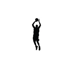 basket-ball-player-silhouette-on-white-background