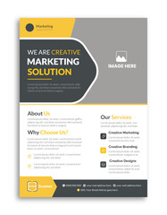 Modern Corporate Marketing Flyer Design Template for Business Promotion