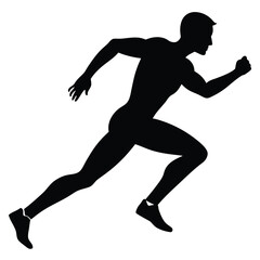 running man silhouette