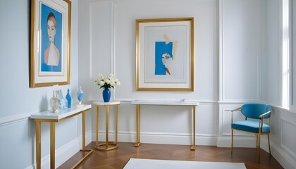 interior modern design room 3d