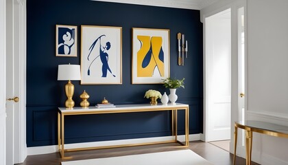 interior modern design room 3d