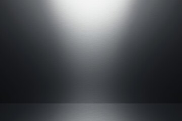 sleek metallic background with a smooth gradient from silver to deep charcoal, reflective surface, futuristic and polished look