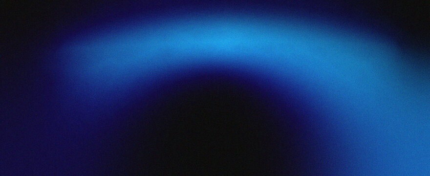 Fototapeta Abstract smooth blue and dark blue gradient with soft grainy texture, serene digital art design