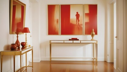 interior modern design room 3d