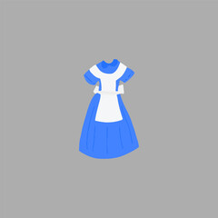vector cartoon. Beautiful dress  princess 