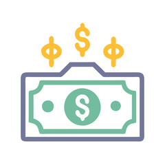 Dollar Bill Icon: Financial Abundance, Wealth, and Prosperity