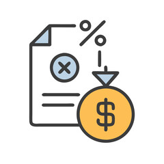 Decrease in Percentage Leads to Reduction in Income