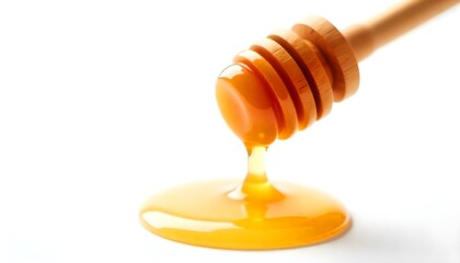 Honey isolated on white background