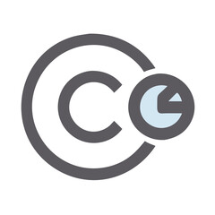 Two concentric gray circles offset to each other