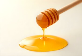 Honey isolated on white background