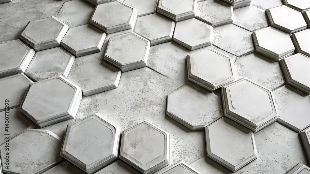 Poster hexagonal pattern background creating a modern and stylish seamless design for various applications,