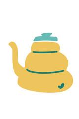 teapot with tea