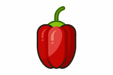 red hot chili pepper vector illustration 