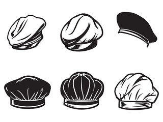 beret line art simple yet stylish fashion accessory artwork