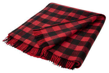 Cozy plaid blanket perfect for chilly evenings and outdoor gatherings © Anna