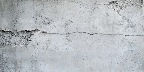 A neutral gray concrete background with subtle cracks and natural imperfections