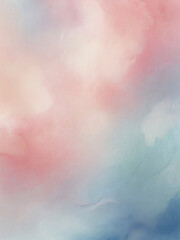 Obraz premium Soft Watercolor Abstract Background with Pink Blue Blend Design Texture Splash Effect ai