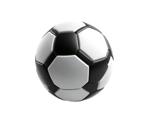 A photorealistic 3D render of a soccer ball.